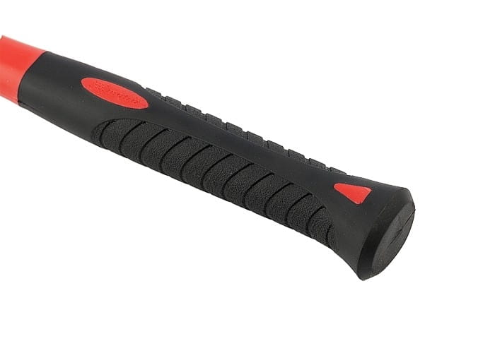 Młotek gumowy brukarski 60mm 680g biały z trzonkiem z włókna szklanego