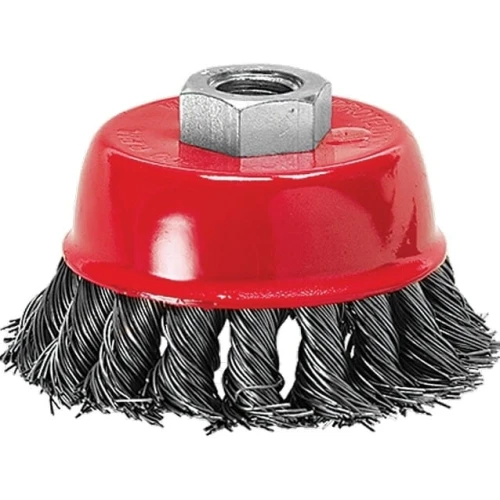 Brosse métallique pour meuleuse d'angle 75 mm - LUN FIX