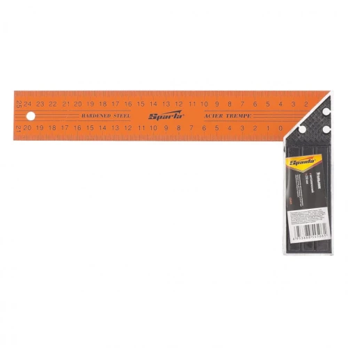 Équerre de charpentier 250 mm construction métal avec graduation - LUN FIX