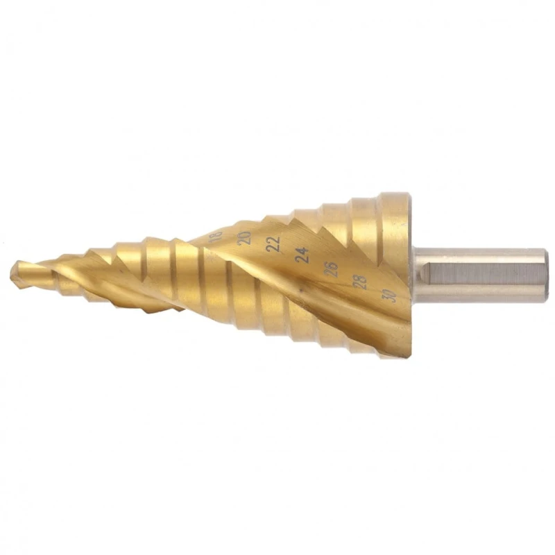 Wiertło stożkowe 6-30 mm do metalu HSS stopniowe