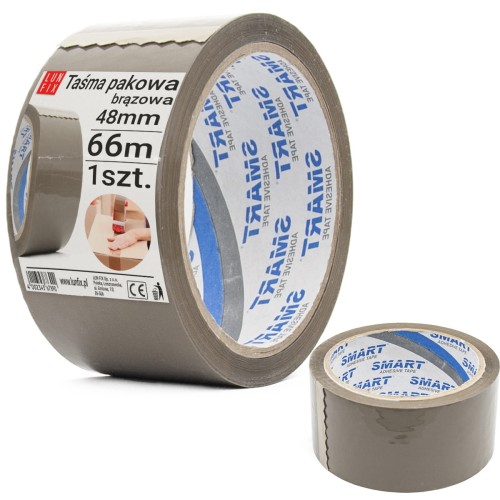 Ruban d’emballage 48 mm 66 m brun - LUN FIX