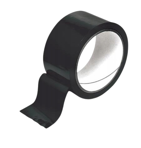 Ruban d’emballage 48 mm 50 m noir - LUN FIX