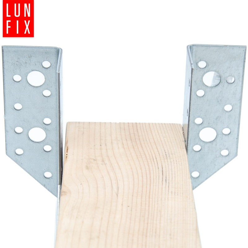 Wieszak belki 28x130 mm dzielony łącznik PRAWY + LEWY