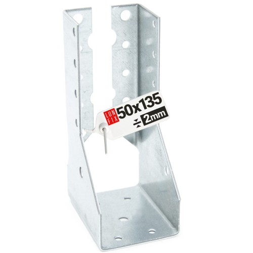 Sabot de solive 50x135x2 mm acier vert - LUN FIX