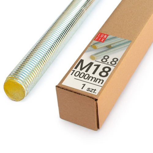 Tige filetée M18 1000 mm galvanisée 1 pièce - LUN FIX