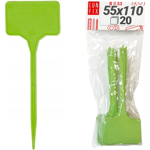 Étiquettes pour plantes 55x110 mm 20 pièces - LUN FIX