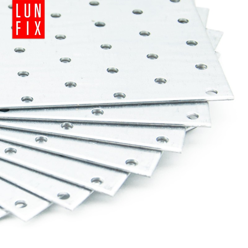 Płytka perforowana 100x100x2 PP35 łącznik ciesielski płaski 10szt.