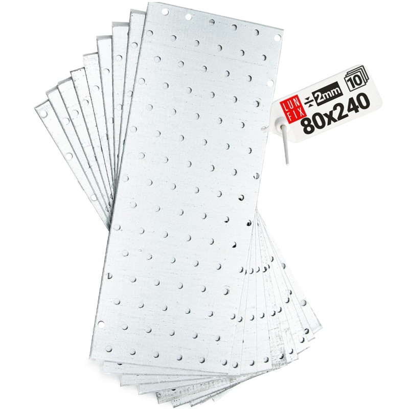 Płytka perforowana 80x240 łącznik płaski PP17 10szt.