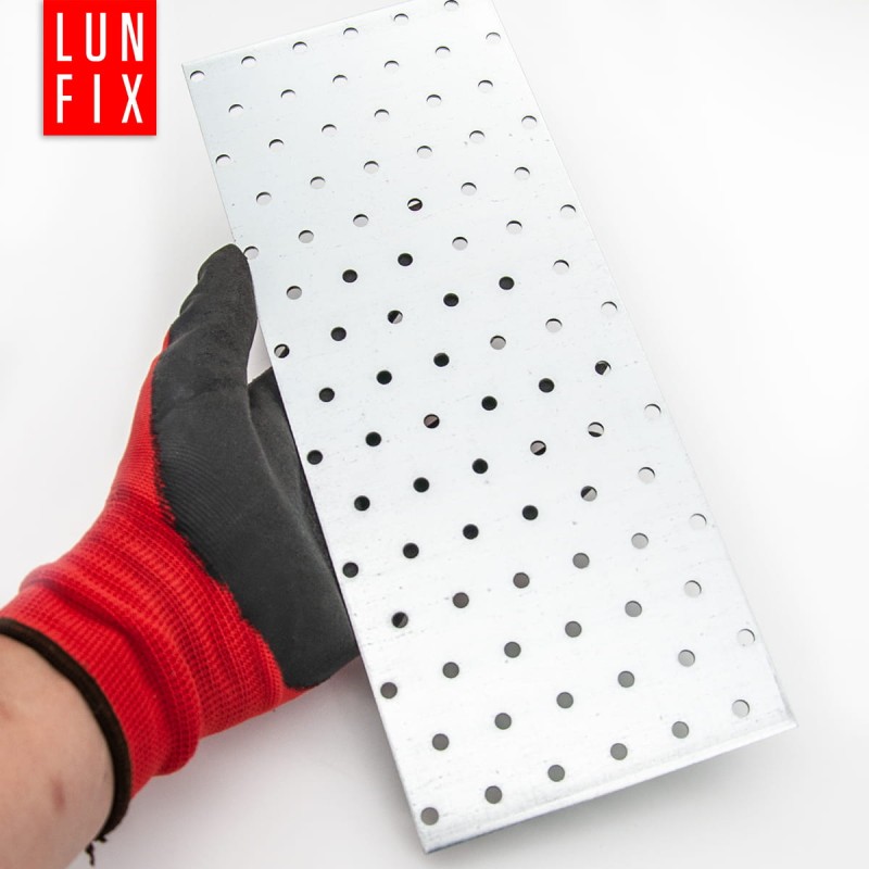Łącznik płaski płytka perforowana 120x300 mm ocynk