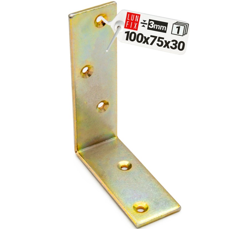 Kątownik belki szeroki KB1 100x75x30x3.0 mm