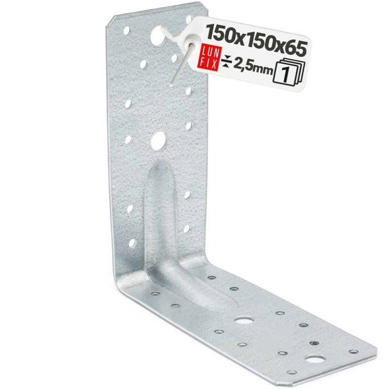 Kątownik z przetłoczeniem KP9 150x150x65x2,5 1szt.