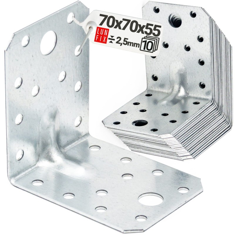 Kątownik z przetłoczeniem KP4 70x70x55x2,5 10szt.