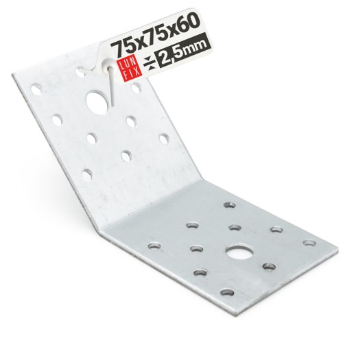 Équerre à 135° 75x75x60x2,5 classe R2 galvanisée - LUN FIX