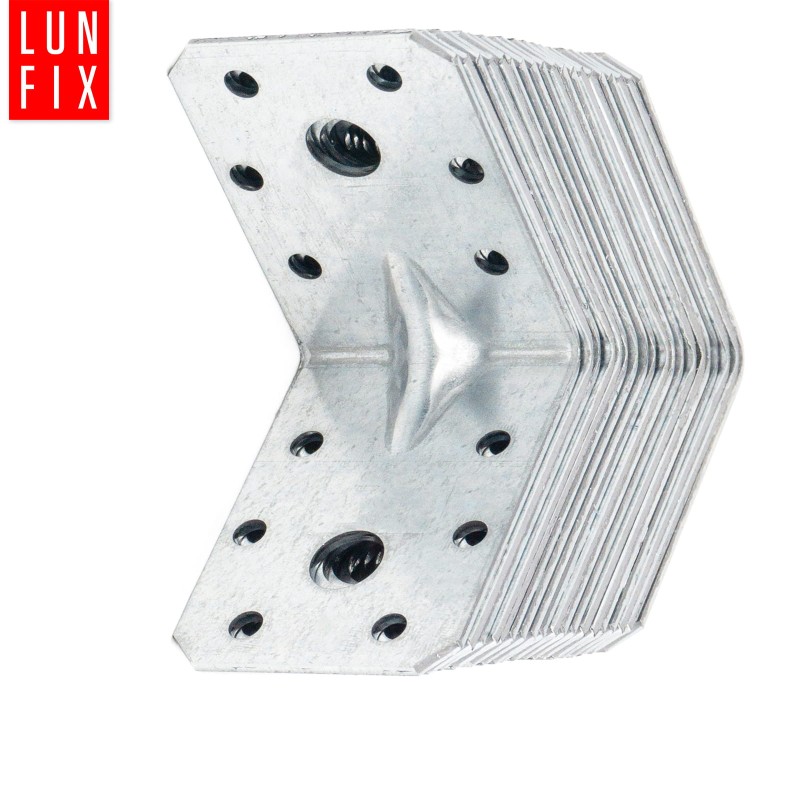 Kątownik ciesielski 60x60x45 mm montażowy 2mm 1szt.