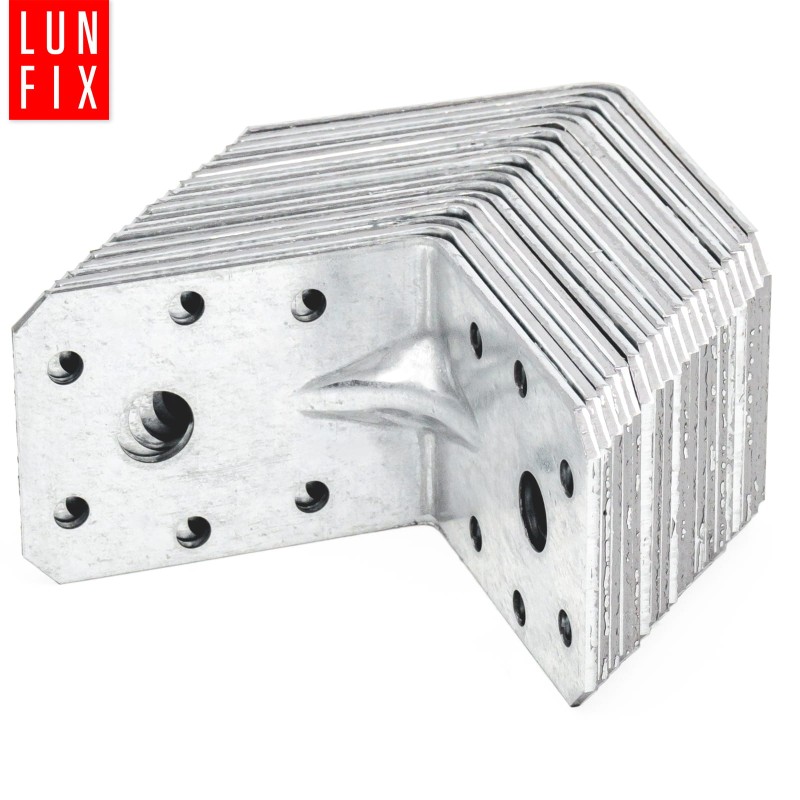 Kątownik ciesielski 60x60x45 mm montażowy 2mm 10szt.