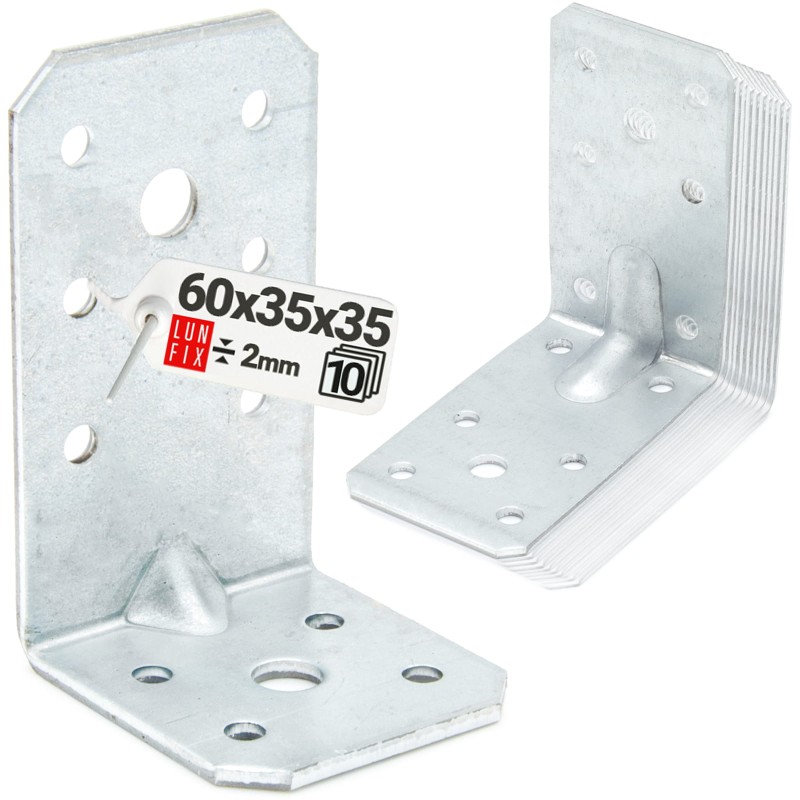 Kątownik z przetłoczeniem 60x35x35x2 KPL11 (10szt.)