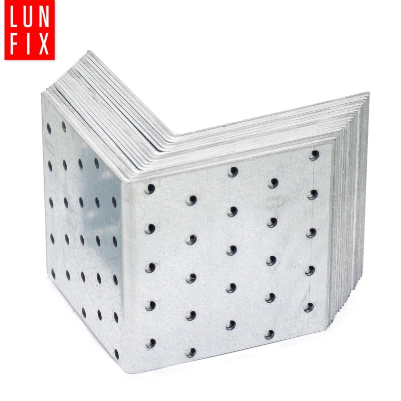 KM17 Kątownik ciesielski montażowy łacznik 100x100x100 gr. 2,0mm 10szt
