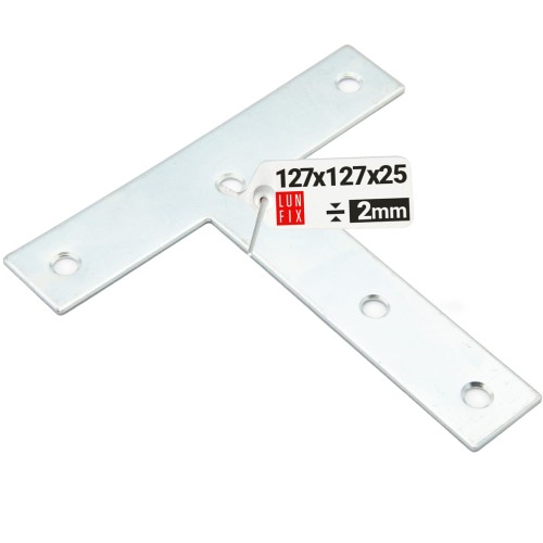 Plaque d’assemblage perforée 127x127x25x2 mm 0 mm KT127 - LUN FIX