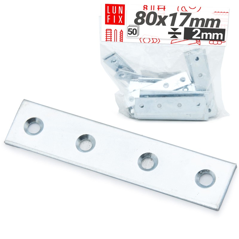 Łącznik płaski 80x17x2mm LW3 50szt.