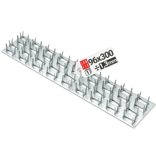 Plaque à griffes 96x300 PK4 galvanisée 1 pièce - LUN FIX