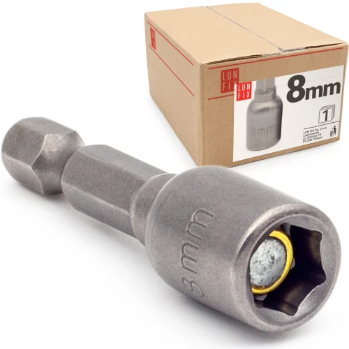 Douille magnétique pour vis hexagonales 8 mm 1 pièce - LUN FIX