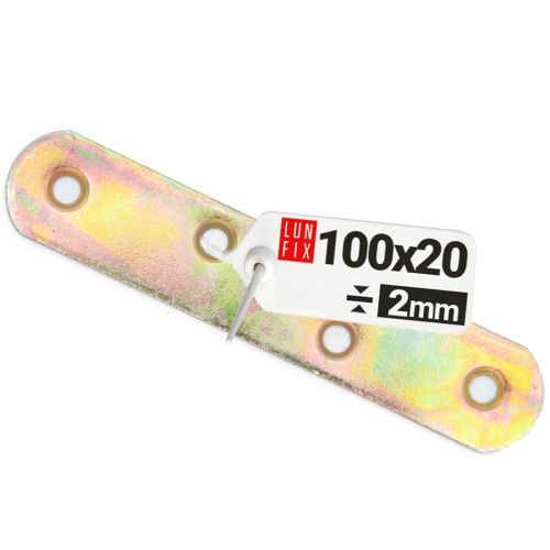 Plaque d’assemblage pour meuble 100x20x2 LR4 1 pièce - LUN FIX
