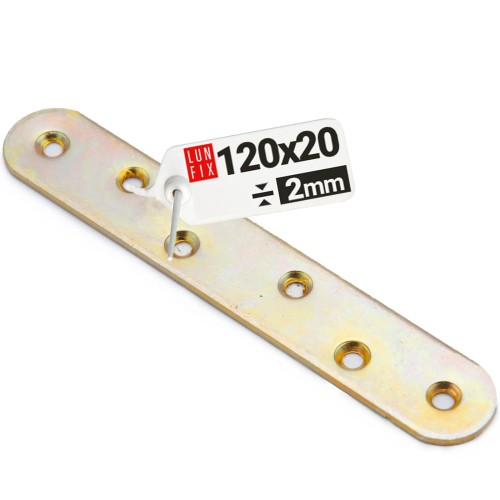 Plaque d’assemblage pour meuble 120x20x2 LR5 1 pièce - LUN FIX