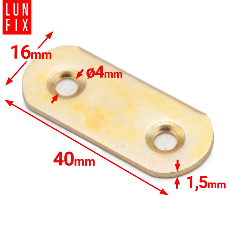 Łącznik meblowy 40x16x1,5 LR1 50szt.