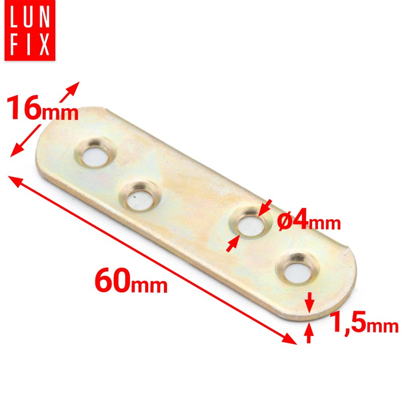 Łącznik meblowy 60x16x1,5 LR2 10szt.