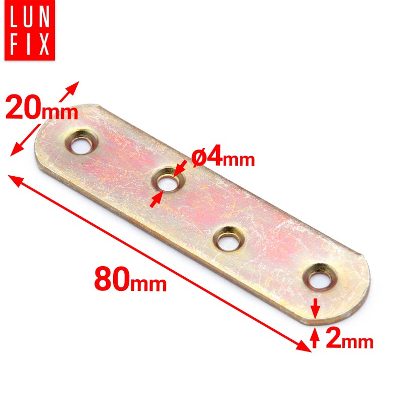 Łącznik meblowy 80x20x2 LR3 10szt.