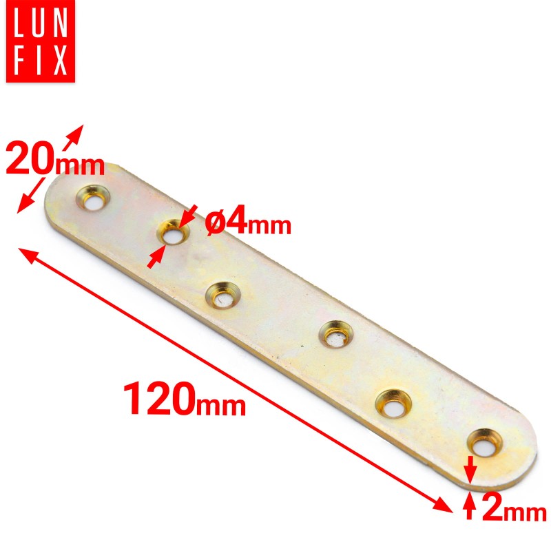 Łącznik meblowy 120x20x2 LR5 20szt.