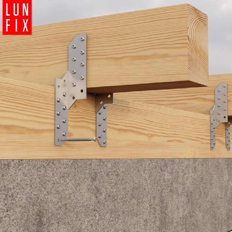Łącznik krokwiowy LK2 ciesielski 170x40 mm PRAWY 1szt.