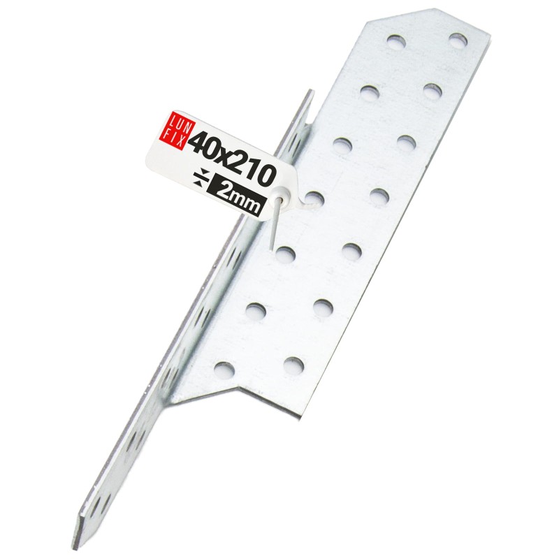 Łącznik krokwiowy LK3 ciesielski 210x40 mm LEWY 1szt.