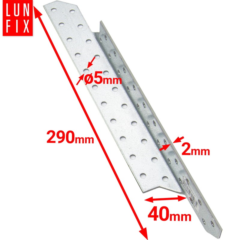 Łącznik krokwiowy LK8 ciesielski 290x40 mm PRAWY 1szt.