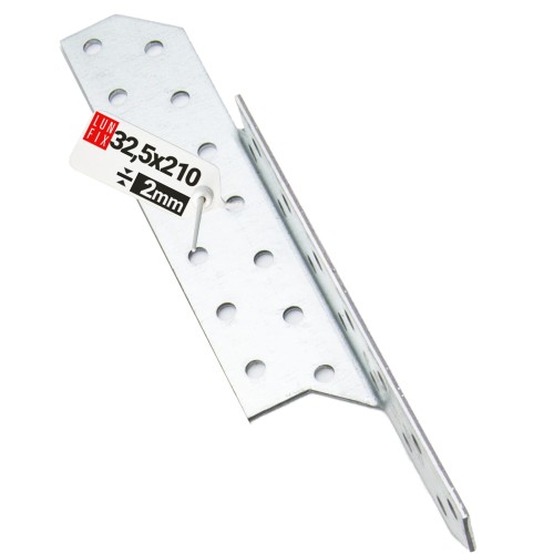 Connecteur de chevron 210x32,5 mm LK4 galvanisé 1 pièce - LUN FIX