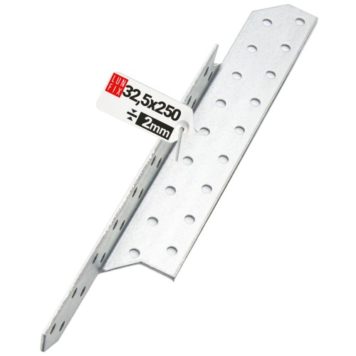 Connecteur de chevron 250x32,5 mm LK5 galvanisé 1 pièce - LUN FIX