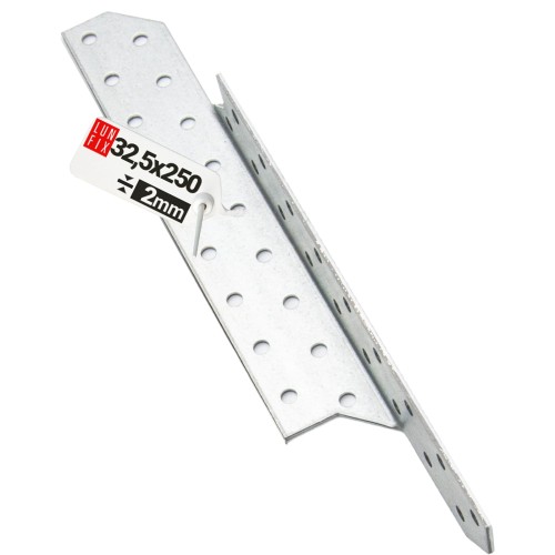 Connecteur de chevron 250x32,5 mm LK6 galvanisé 1 pièce - LUN FIX