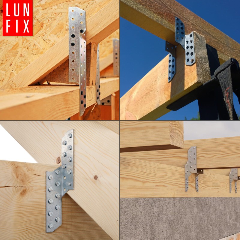Łącznik krokwiowy LK5 ciesielski 250x32,5 mm LEWY 10szt.