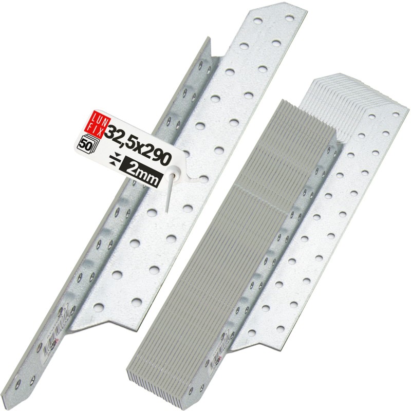 Łącznik krokwiowy LK7 ciesielski 290x32,5 mm LEWY 50szt.