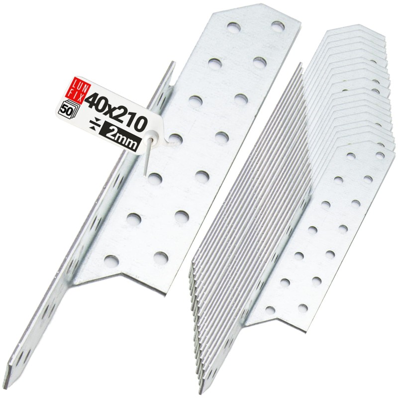 Łącznik krokwiowy LK3 ciesielski 210x40 mm LEWY 50szt.
