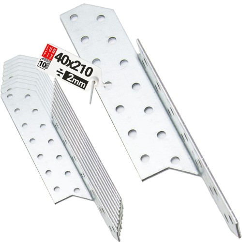 Connecteur de chevron 210x40 mm LK4 galvanisé 10 pièces - LUN FIX
