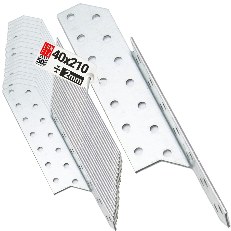 Łącznik krokwiowy LK4 ciesielski 210x40 mm PRAWY 50szt.
