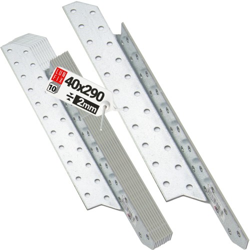 Connecteur de chevron 290x40 mm LK8 galvanisé 10 pièces - LUN FIX