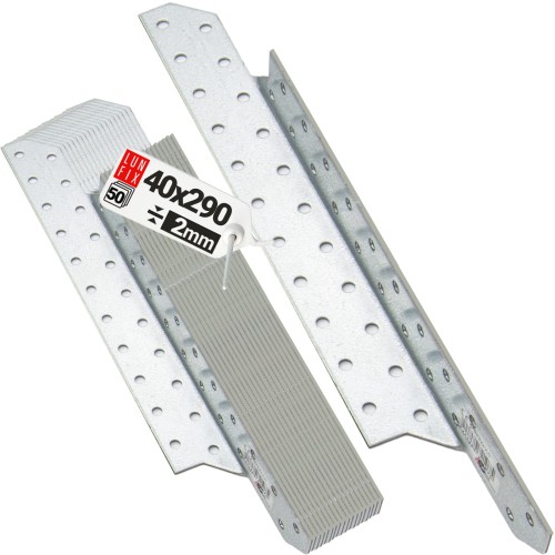 Connecteur de chevron 290x40 mm LK8 galvanisé 50 pièces - LUN FIX