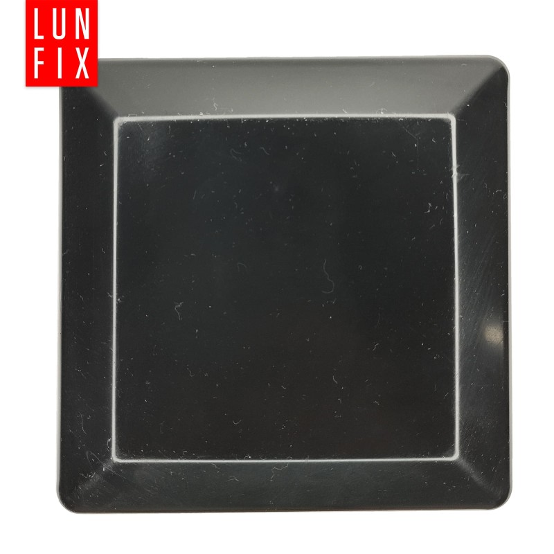 Nasadka na słupek 100x100 mm czarna daszek 10szt.