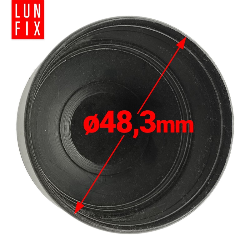 Nasadka na słupek okrągły fi48mm 1szt.