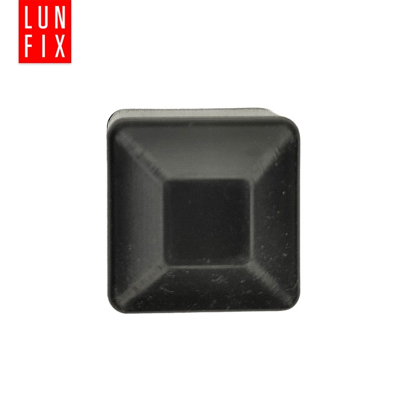Nasadka na słupek 20x20 mm czarna daszek 100szt.