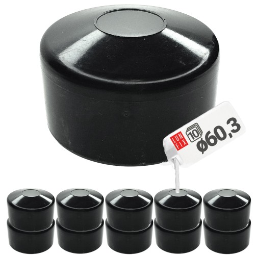 Capuchon de poteau Ø 60 mm 10 pièces - LUN FIX
