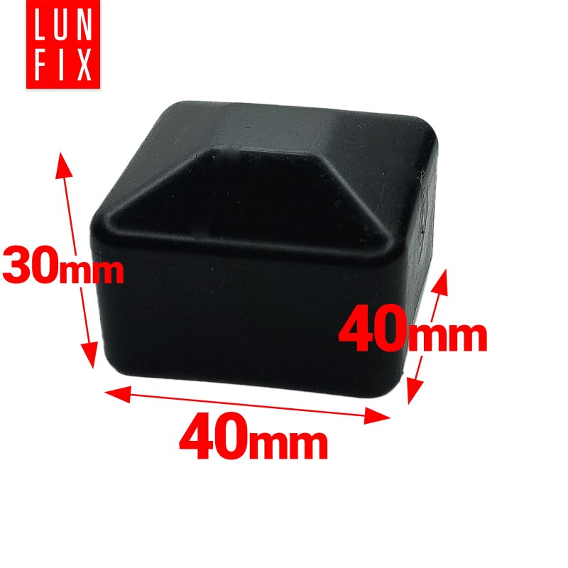 Nasadka na slupek 40x40 "NSK40" czarna