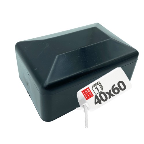Capuchon de poteau 40x60 NSP40x60 noir - LUN FIX